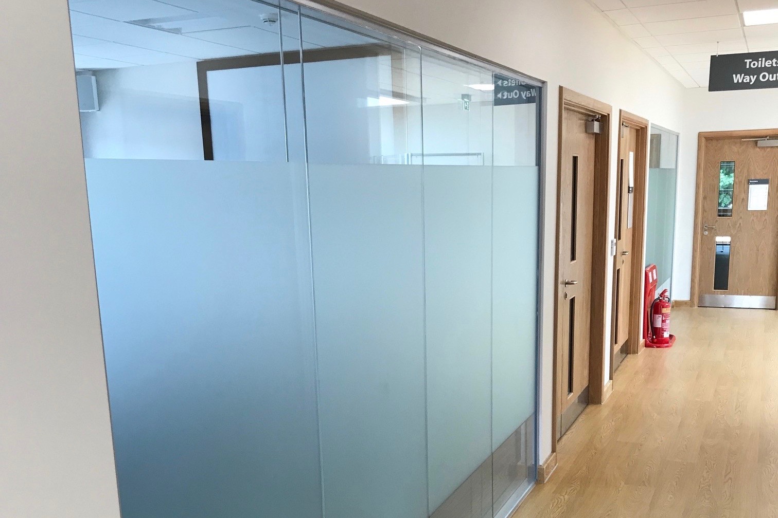 Double Glazed Frameless Glazing Partitions Nash Glass   Double Glazed Partition 2 